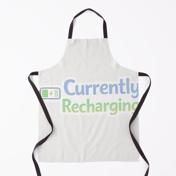 Item preview, Currently Recharging – Self Care Sticker designed and sold by EmotionallyAFK.