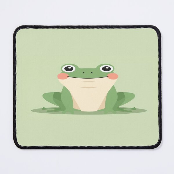 Item preview, Cute Illustrated Frog in Soft Pastel Green designed and sold by mari0n980.