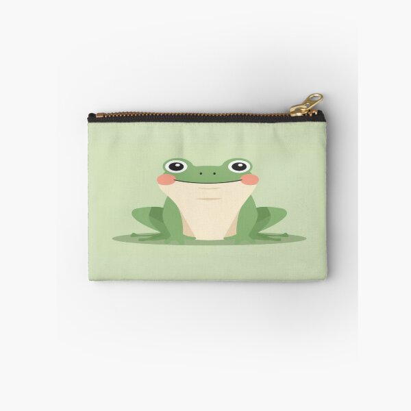 Item preview, Cute Illustrated Frog in Soft Pastel Green designed and sold by mari0n980.