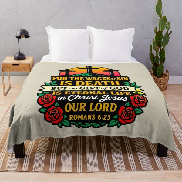 Item preview, Romans 6:23 For The Wages Of Sin Is Death designed and sold by plushism.
