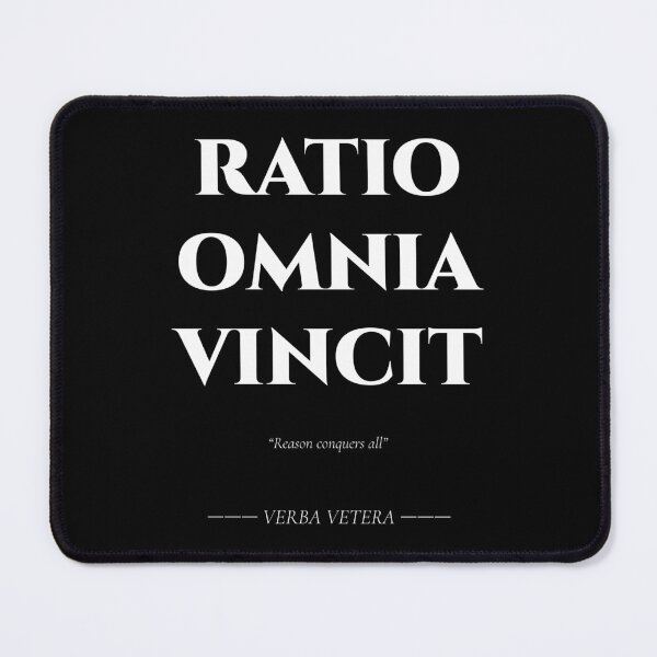 Item preview, Ratio Omnia Vincit – Latin Quote on Reason designed and sold by BrushRushX.