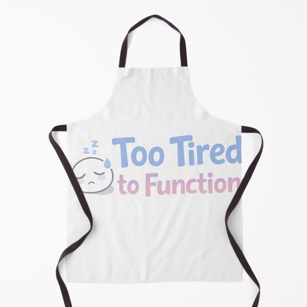Item preview, Too Tired to Function – Exhausted Mood Sticker designed and sold by EmotionallyAFK.
