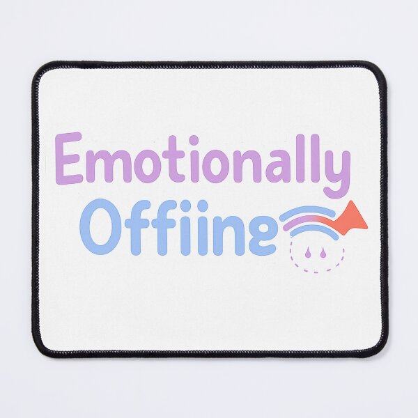 Item preview, Emotionally Offline – Mental Health Sticker designed and sold by EmotionallyAFK.