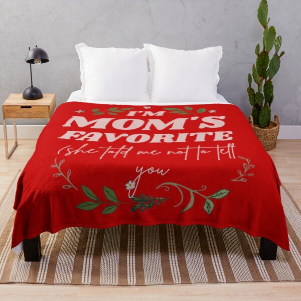 Item preview, I’m Mom’s Favorite She Told Me Not to Tell You Pink  designed and sold by funnyshop222.
