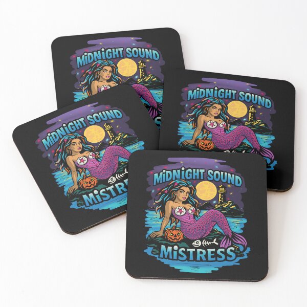 Item preview, Midnight Sound Mistress - Pacific Northwest Spooky Mermaid Halloween designed and sold by Urban Muse And Sultry Hues.