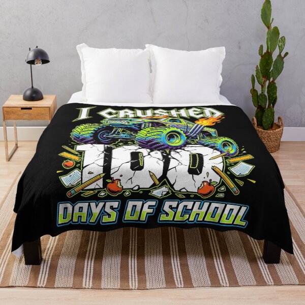 Item preview, I Crushed 100 Days of School Monster Truck Kids Boys Youth designed and sold by clothesy7.