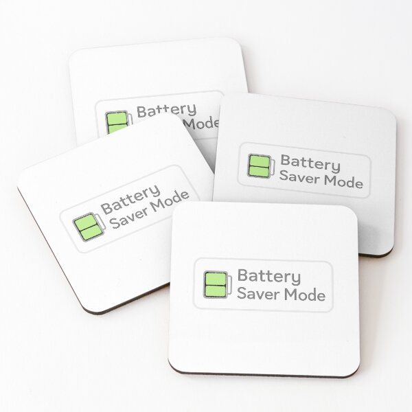 Item preview, Battery Saver Mode – Low Energy Mood Sticker designed and sold by EmotionallyAFK.