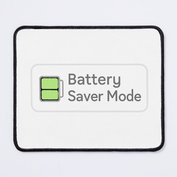 Item preview, Battery Saver Mode – Low Energy Mood Sticker designed and sold by EmotionallyAFK.