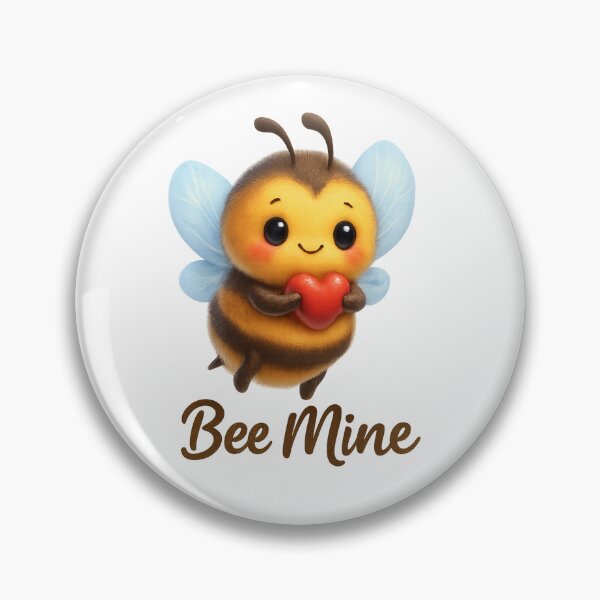 Item preview, Bee Mine - Cute Kawaii Bee with Heart designed and sold by MKreative Studio.