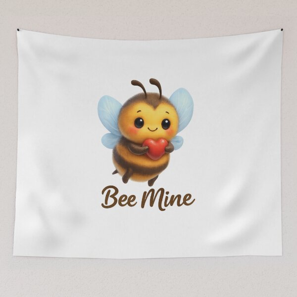 Item preview, Bee Mine - Cute Kawaii Bee with Heart designed and sold by MKreative Studio.