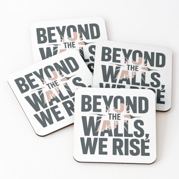 Item preview, Beyond the Walls We Rise – Anime Inspired Quote Art designed and sold by Marouf-Store.