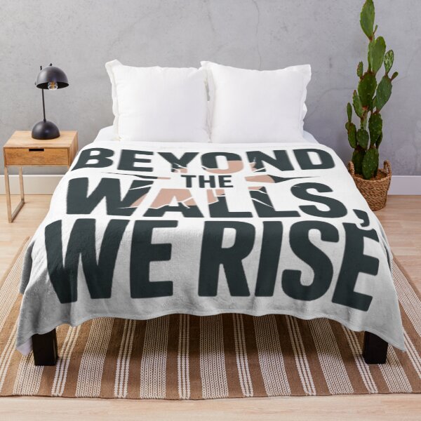 Item preview, Beyond the Walls We Rise – Anime Inspired Quote Art designed and sold by Marouf-Store.
