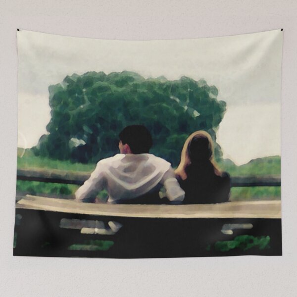 Item preview, Quiet Companionship by the Lake Digital Art Print designed and sold by Electric Mystic Art Merch.