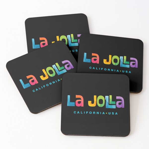 Item preview, La Jolla California Mid-Century Typographic Design designed and sold by Futurebeachbum.