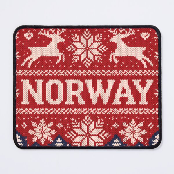 Item preview, Norway – Traditional Norwegian pattern in a knitted look designed and sold by Mauswohn.