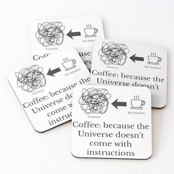 Item preview, Coffee: because the Universe doesn't come with instructions designed and sold by The Existential Mug Co..