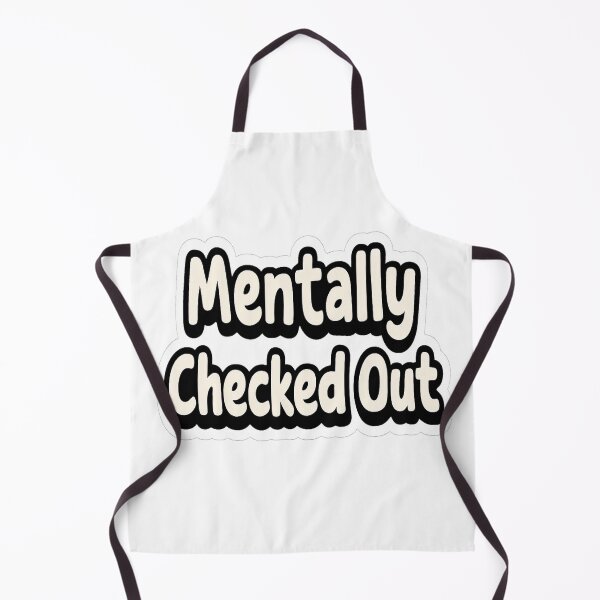 Item preview, Mentally Checked Out – Sarcastic Gen Z Burnout Sticker designed and sold by EmotionallyAFK.