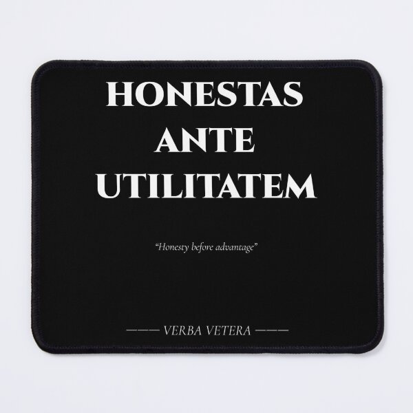 Item preview, Honestas Ante Utilitatem – Latin Quote on Integrity designed and sold by BrushRushX.