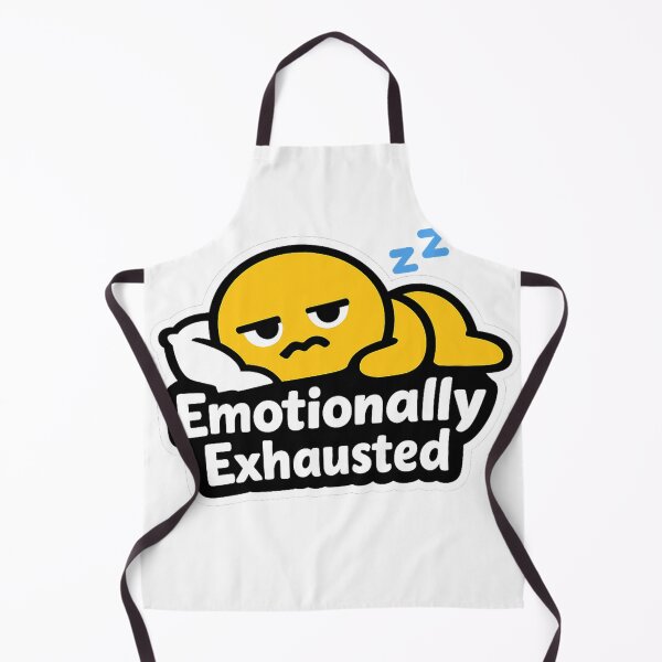 Item preview, Emotionally Exhausted – Sarcastic Gen Z Burnout Sticker designed and sold by EmotionallyAFK.