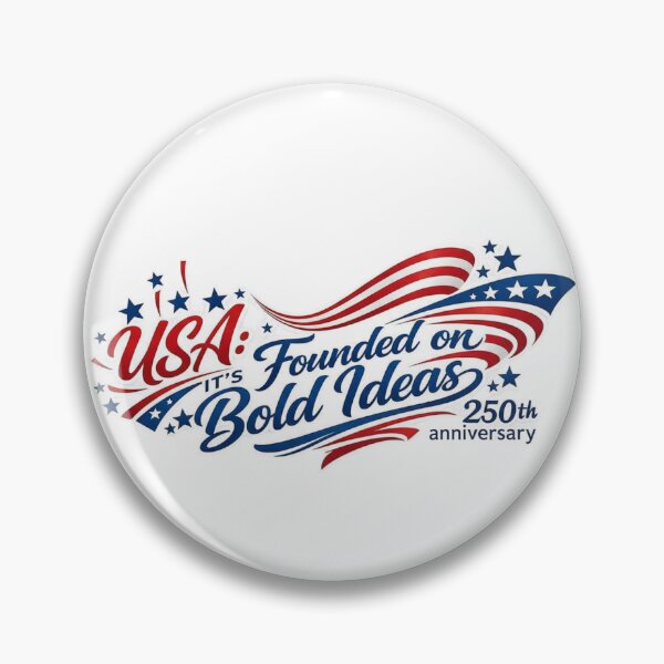 Item preview, USA: Founded on Bold Ideas – 250th Anniversary Fire T-shirt design designed and sold by digitalbitcraft.