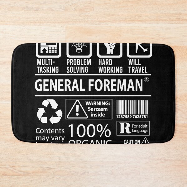 Item preview, General Foreman designed and sold by liviawong435.