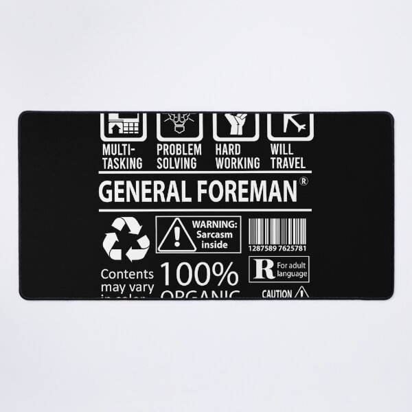 Item preview, General Foreman designed and sold by liviawong435.