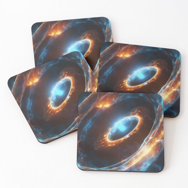 Item preview, Harmonic Orbit: Twin Cosmic Rings designed and sold by CosmicFrames.