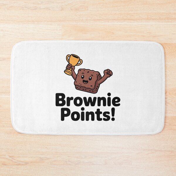 Item preview, Brownie Points! Cute Brownie Pun designed and sold by PMCreative.