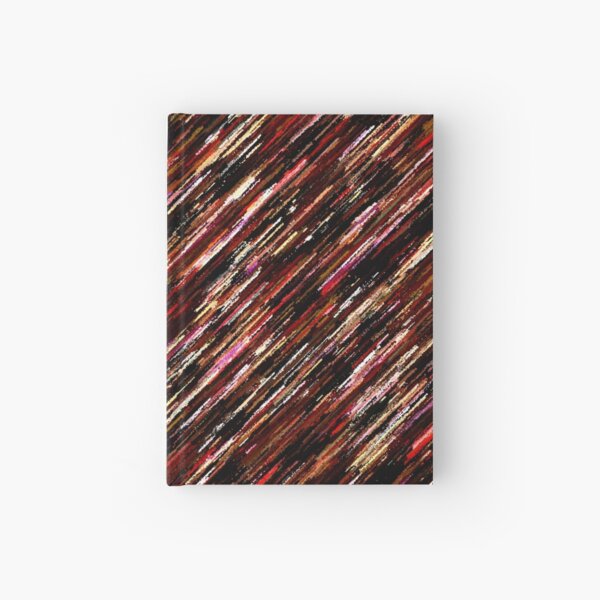 Diagonale Farbstreifen Notizbuch