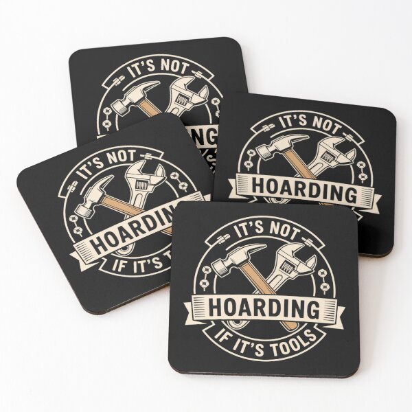 Item preview, It’s Not Hoarding If It’s Tools – Tool Hoarder Workshop Badge designed and sold by Marpin91.