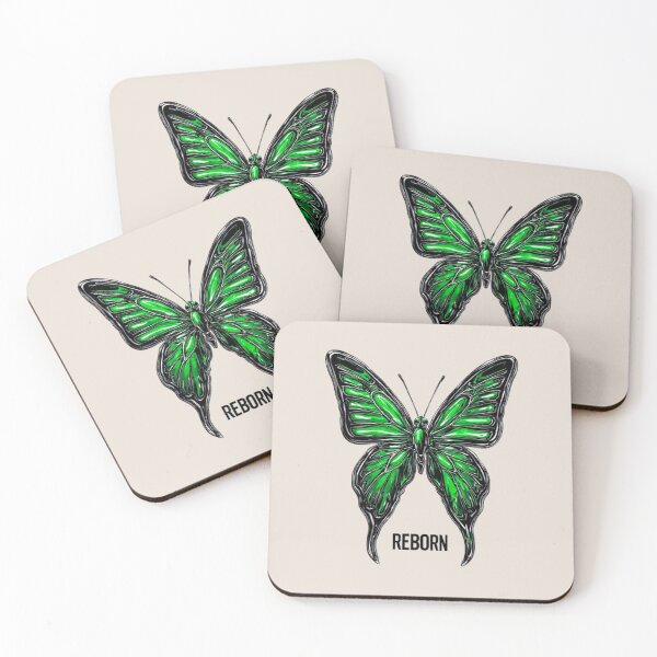 Item preview, Reborn Butterfly – Liquid Metal Chrome Design designed and sold by Shift-Bloom.
