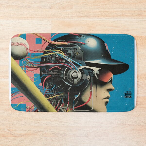 Item preview, Futuristic Baseball Player with Cybernetics designed and sold by lautir.
