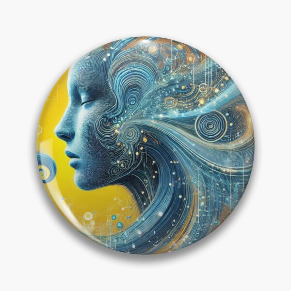 Item preview, Digital Soulwaves – Surreal Face meets Butterfly Mind and techno-poetic energy designed and sold by FotoworldEdel.