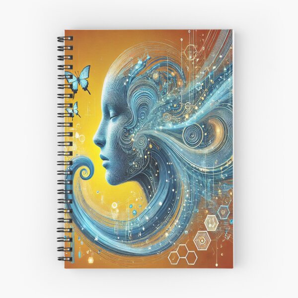 Item preview, Digital Soulwaves – Surreal Face meets Butterfly Mind and techno-poetic energy designed and sold by FotoworldEdel.