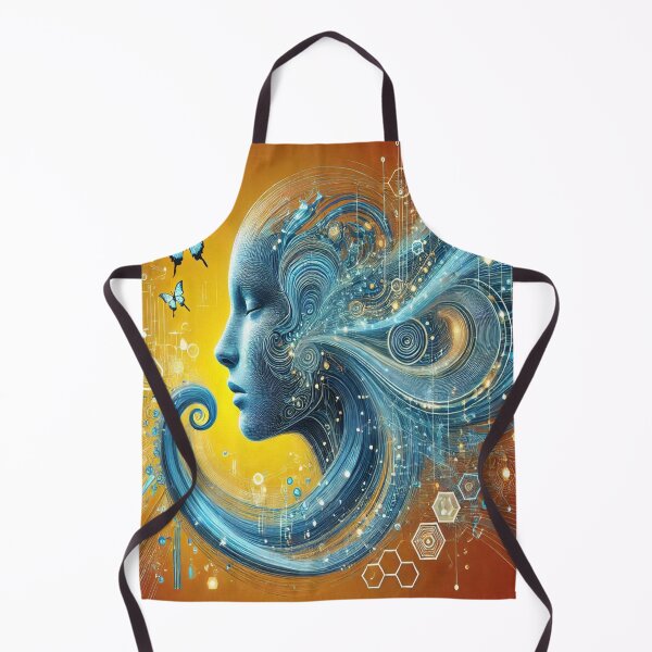 Item preview, Digital Soulwaves – Surreal Face meets Butterfly Mind and techno-poetic energy designed and sold by FotoworldEdel.