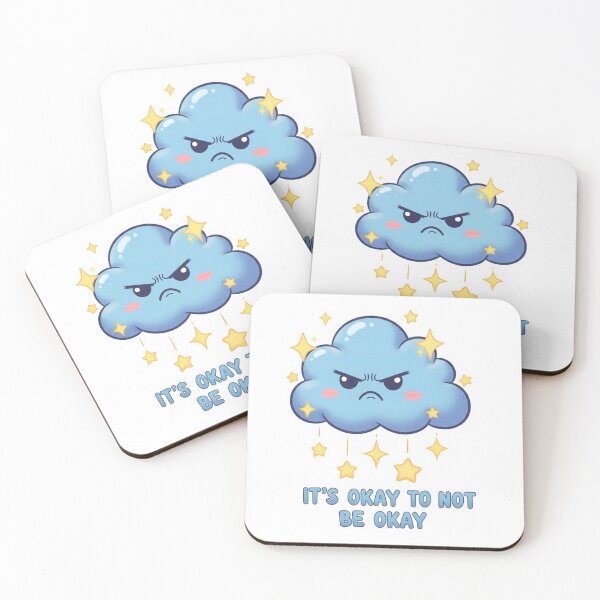 Item preview, Star Raining Cloud - Kawaii Mental Health Sticker designed and sold by Skill_&_Stone.