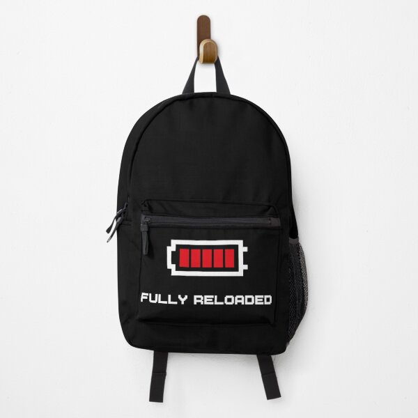 Item preview, Fully reloaded - Pixel Battery (Retro 8-bit) (dark) designed and sold by ProjetF.