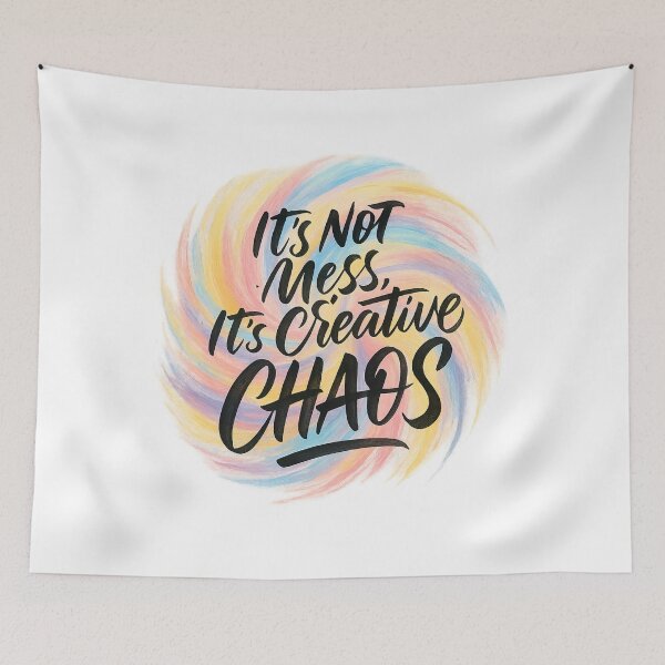 Item preview, Creative Chaos - Expressive Brush Lettering Artwork designed and sold by MKreative Studio.