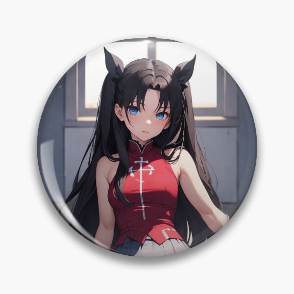 Item preview, Tohsaka Rin Fate Stay Night Anime Modern Aesthetic Art designed and sold by iloveanimechibi.