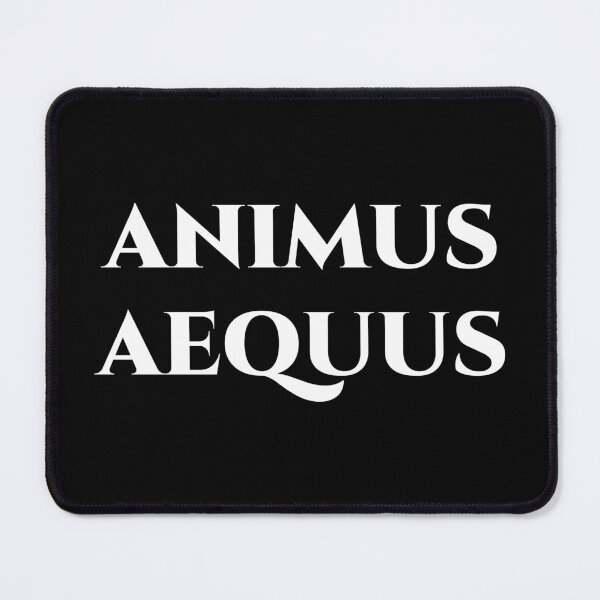 Item preview, Animus Aequus – Minimal Latin Phrase for Inner Balance designed and sold by BrushRushX.