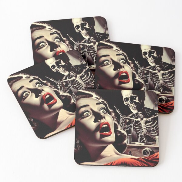 Item preview, Old School Horror Art designed and sold by PulpVintage.