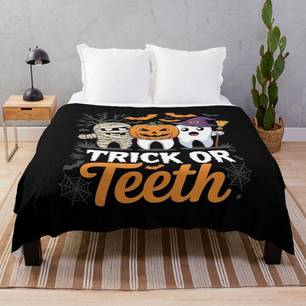 Item preview, Trick Or Teeth Halloween Costumes Dental Assistant Dentist  designed and sold by CombatTask.