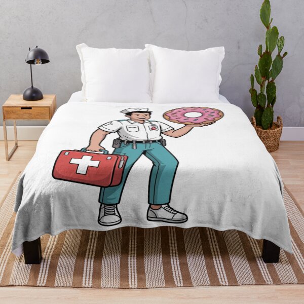 Item preview, Paramedic With First Aid Kit and Donut designed and sold by McVrax.