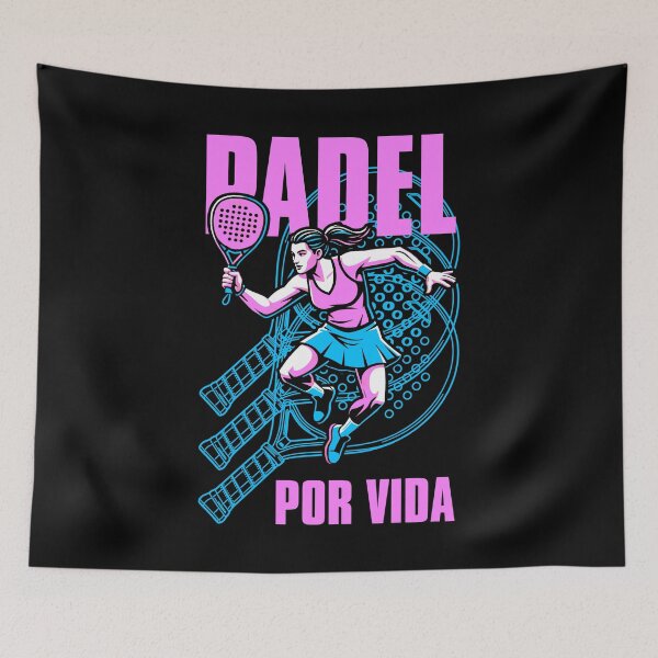 Item preview, Padel Tennis Por Vida Forever Funny Spanish Player Woman designed and sold by GrandeDuc.
