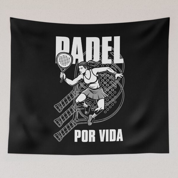 Item preview, Padel Tennis Por Vida Forever Funny Spanish Player Woman designed and sold by GrandeDuc.