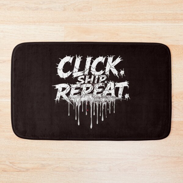 Item preview, Click. Ship. Repeat. — Ecommerce Hustle Slogan | Online Store, Dropshipping, Shipping Life Typography  STRONG SEO DESCRIPTION designed and sold by masteryStore.