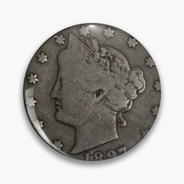 Item preview, 1897 Liberty "V" Nickel  designed and sold by moneyfun.