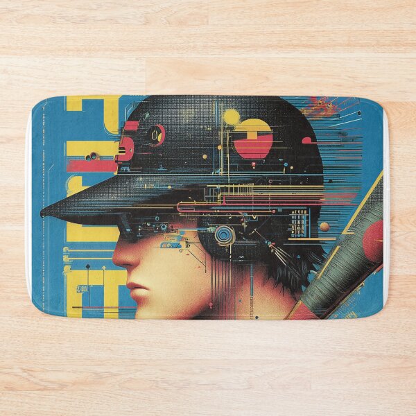 Item preview, Futuristic Baseball Player designed and sold by lautir.