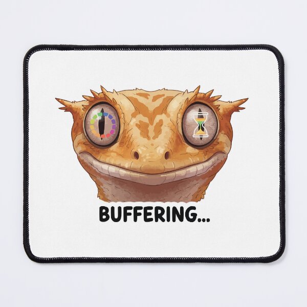 Item preview, Brain Cell Loading - Funny Crested Gecko Buffering designed and sold by Petzzz.