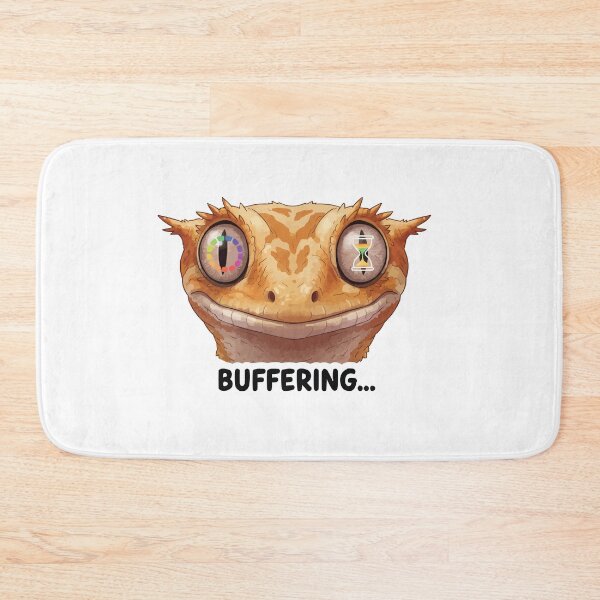 Item preview, Brain Cell Loading - Funny Crested Gecko Buffering designed and sold by Petzzz.